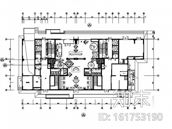 [陕西]新中式富贵华丽大型酒楼装饰施工图（含效果图）cad施工图下载【ID:161753190】