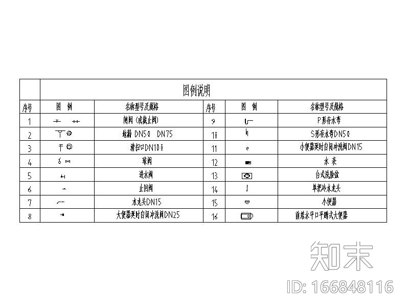 天悦荟商业1~3F公区及商铺给排水末端设计施工图（CAD,6...cad施工图下载【ID:166848116】