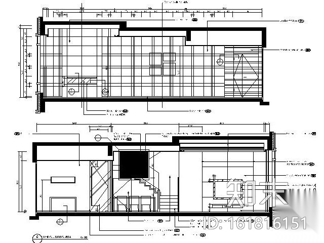 [香港]现代精装复式住宅示范单位施工图（含实景）施工图下载【ID:161816151】