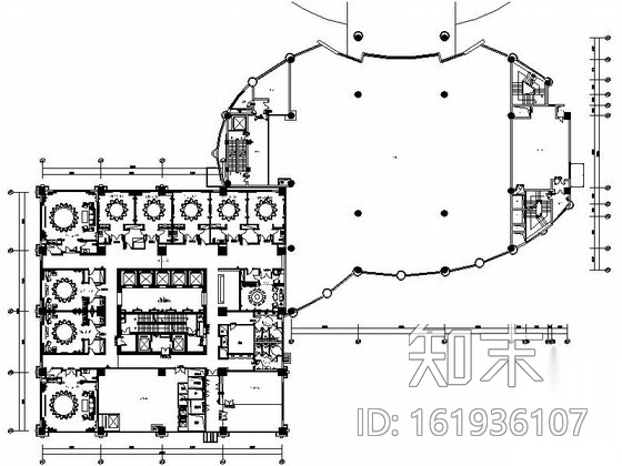 [江苏]某五星级酒店餐饮包厢区室内装修施工图（含效果）施工图下载【ID:161936107】