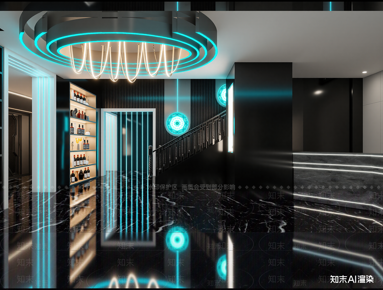 现代酒吧3D模型下载【ID:1214050359】