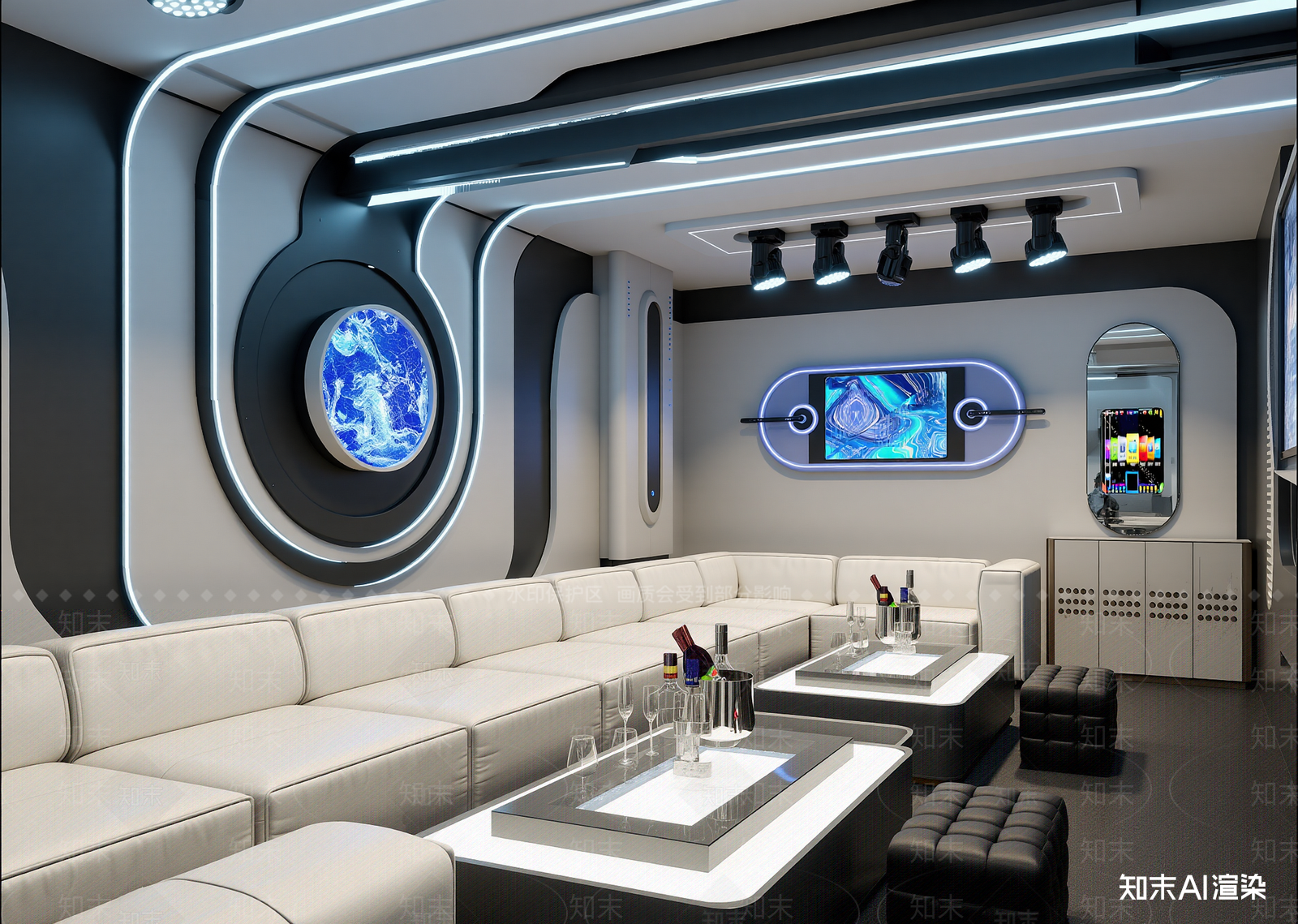 现代酒吧3D模型下载【ID:1214416824】