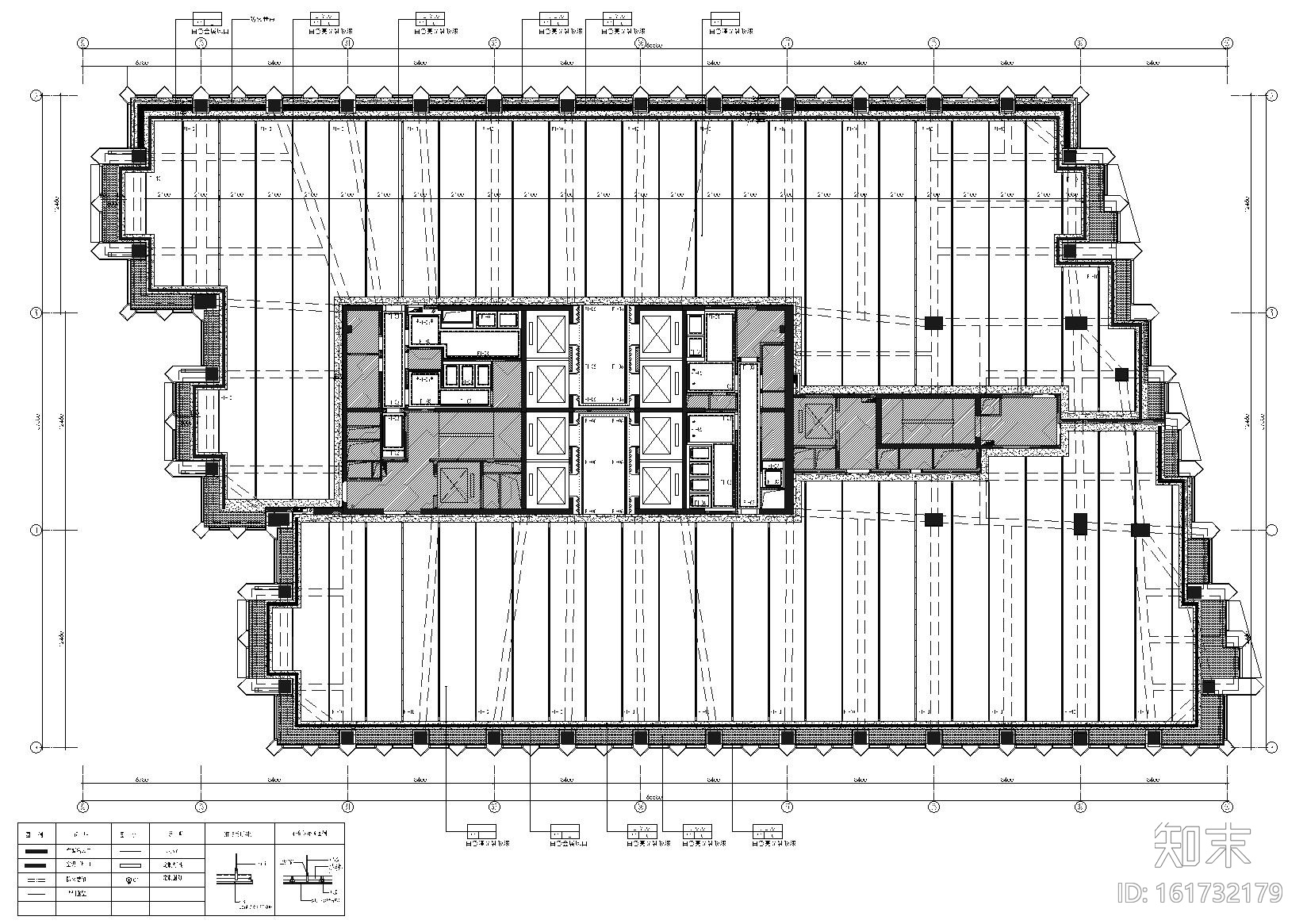 [上海]超高层现代SOHO办公综合体内装施工图施工图下载【ID:161732179】