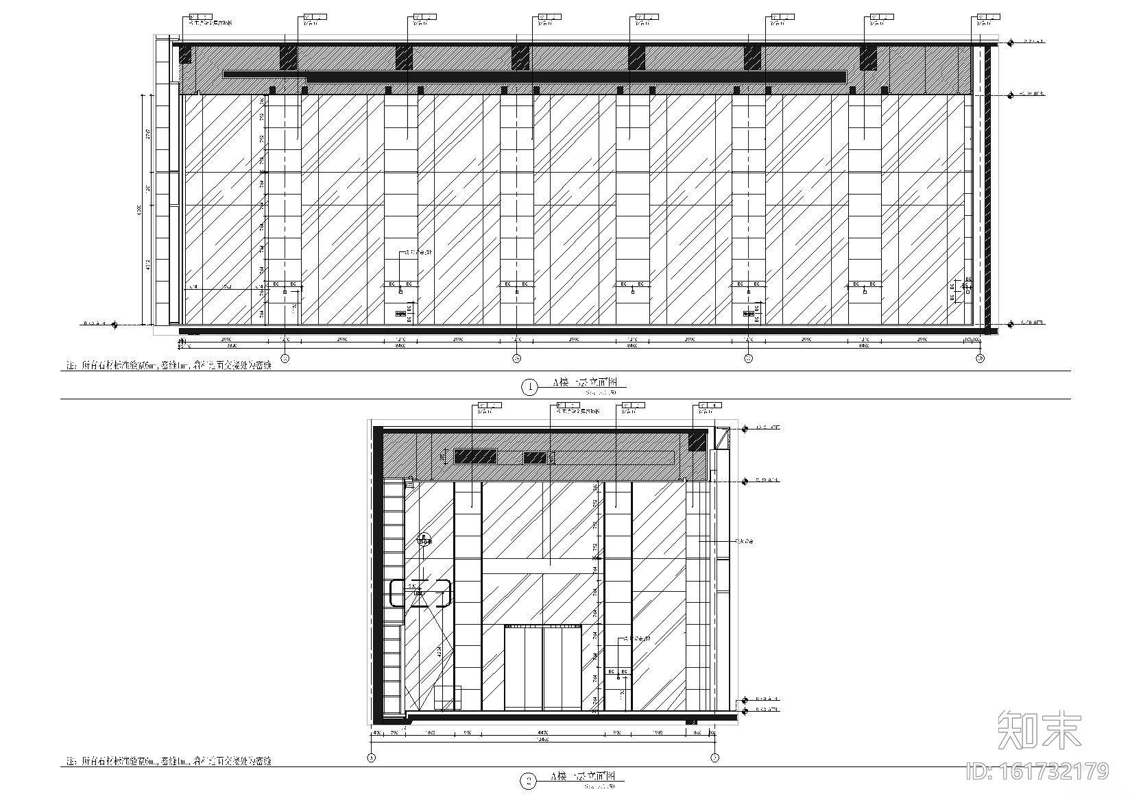 [上海]超高层现代SOHO办公综合体内装施工图施工图下载【ID:161732179】