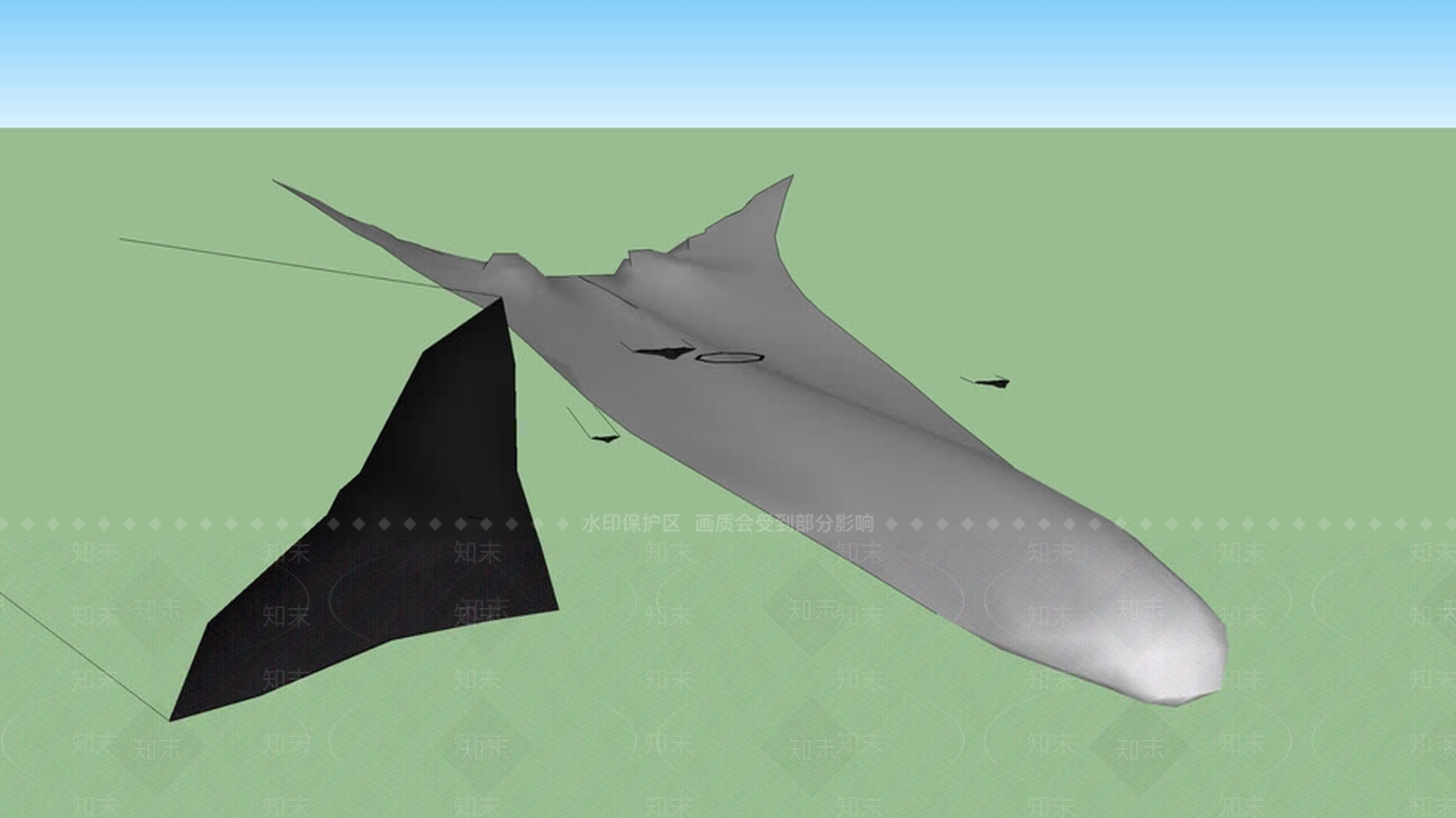 方舟鸟，UCAV（x-45SU模型下载【ID:1161996483】