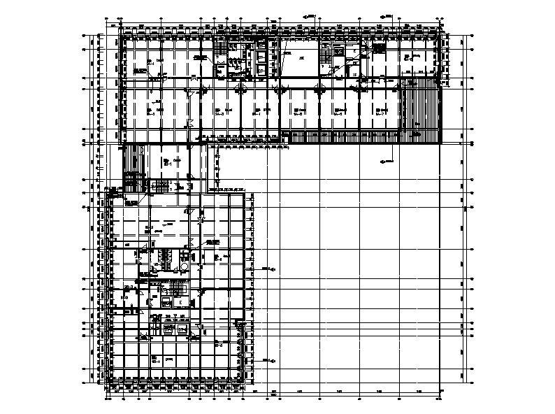 [浙江]高层框架结构幕墙立面商务办公楼建筑施工图施工图下载【ID:149958149】