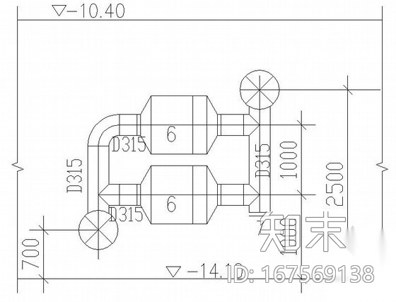 [天津]大厦地下人防设计图纸cad施工图下载【ID:167569138】