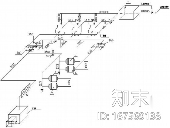 [天津]大厦地下人防设计图纸cad施工图下载【ID:167569138】