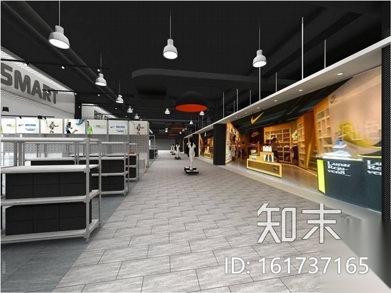 [北京]都市型百货折扣时尚现代连锁店室内装修施工图（含...cad施工图下载【ID:161737165】