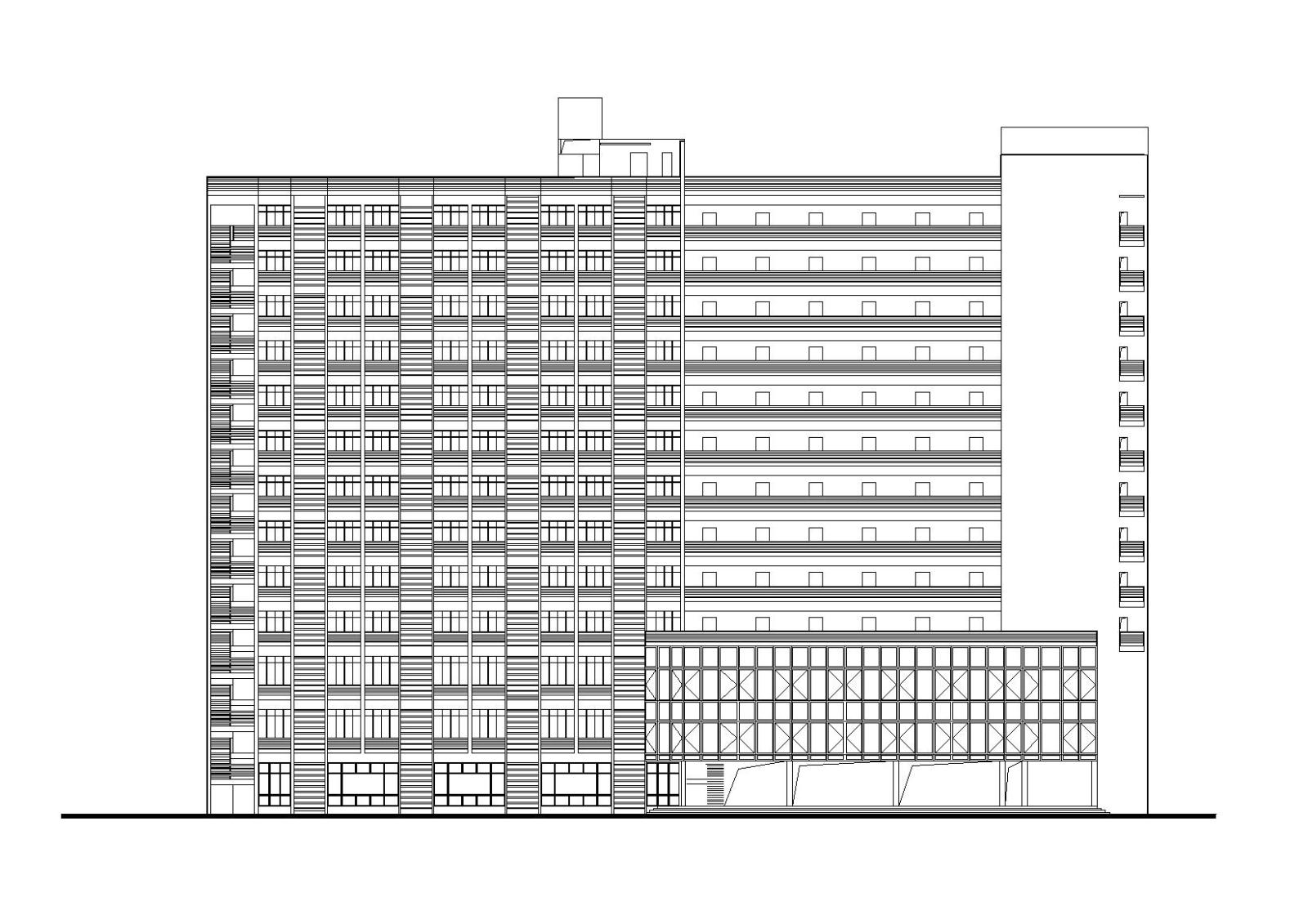 [广西]省体育局运动员公寓建筑施工图施工图下载【ID:149867116】