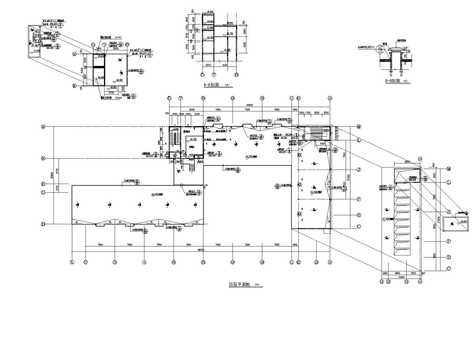 [广西]省体育局运动员公寓建筑施工图施工图下载【ID:149867116】