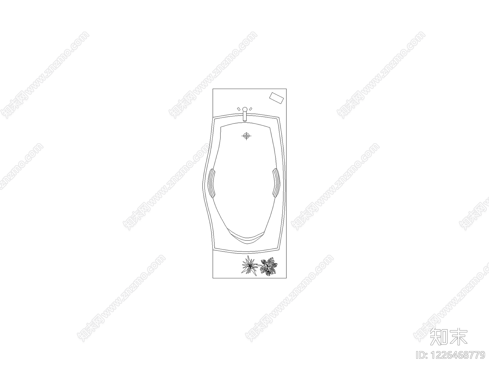 卫浴设施cad施工图下载【ID:1226468779】