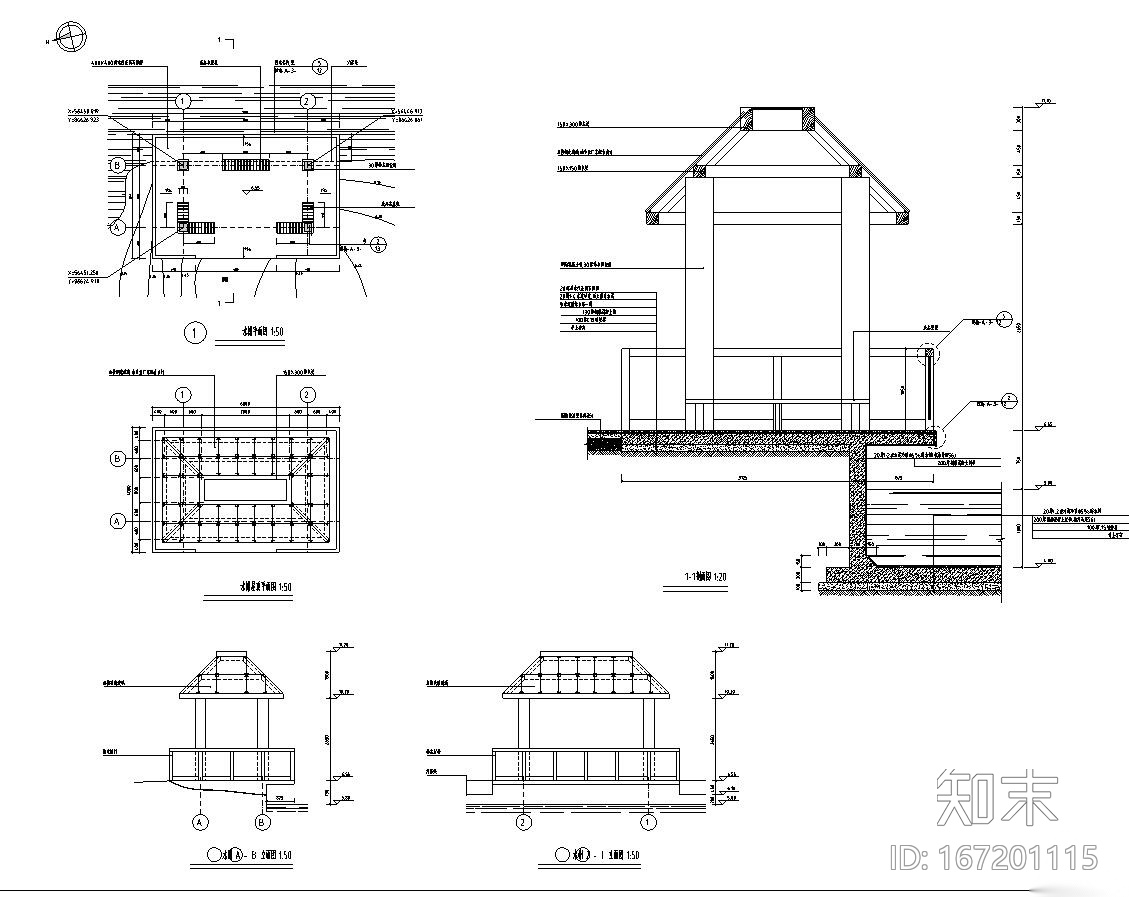 裘村镇杨村公园施工图施工图下载【ID:167201115】