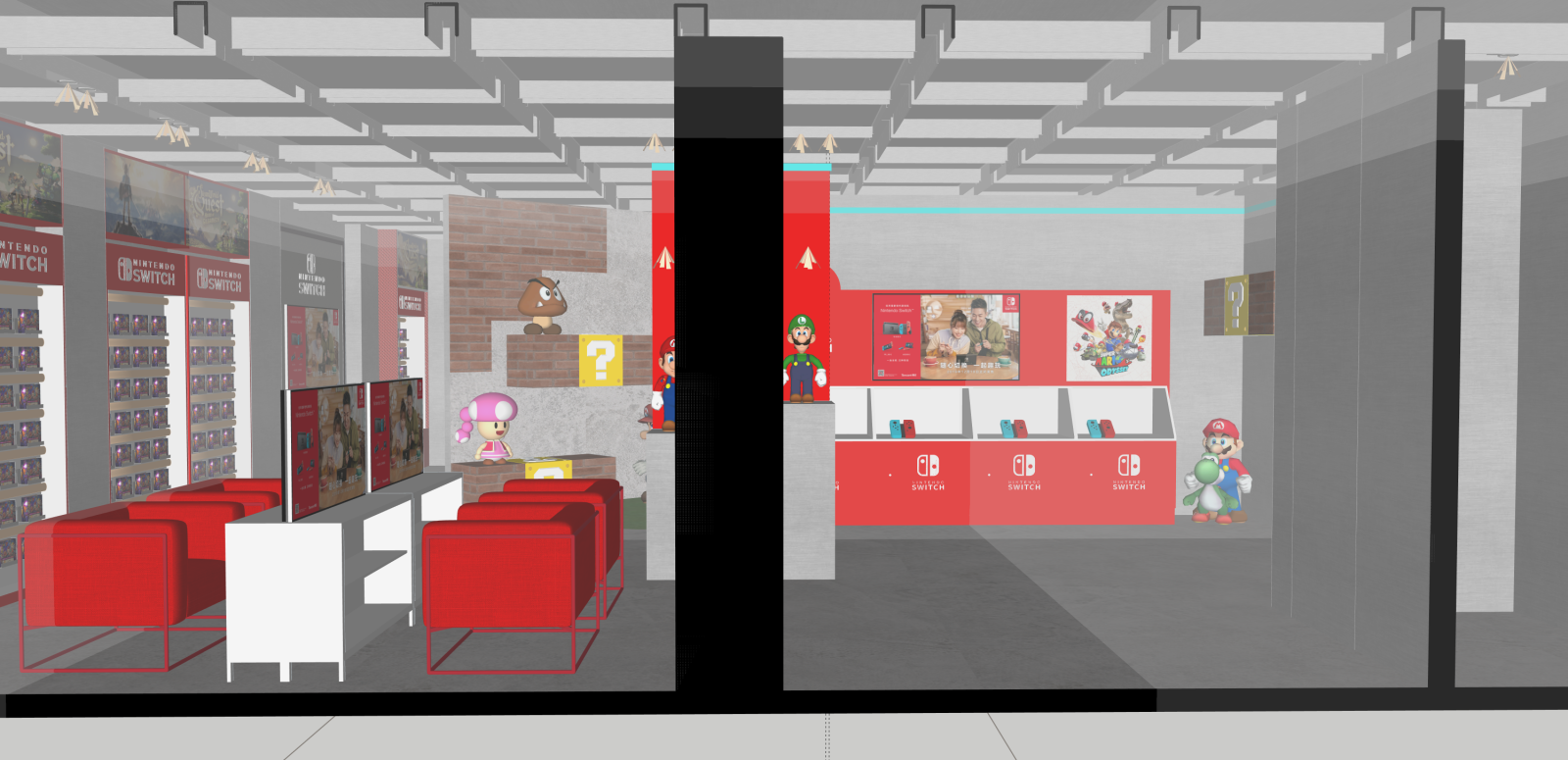 现代玩具礼品店SU模型下载【ID:1216060761】