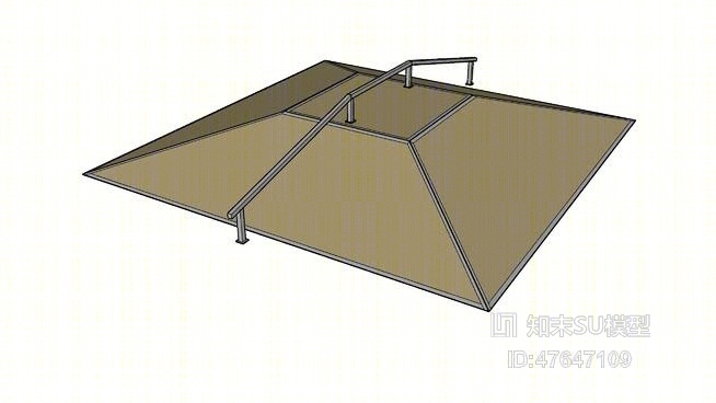 儿童滑梯SU模型下载【ID:47647109】