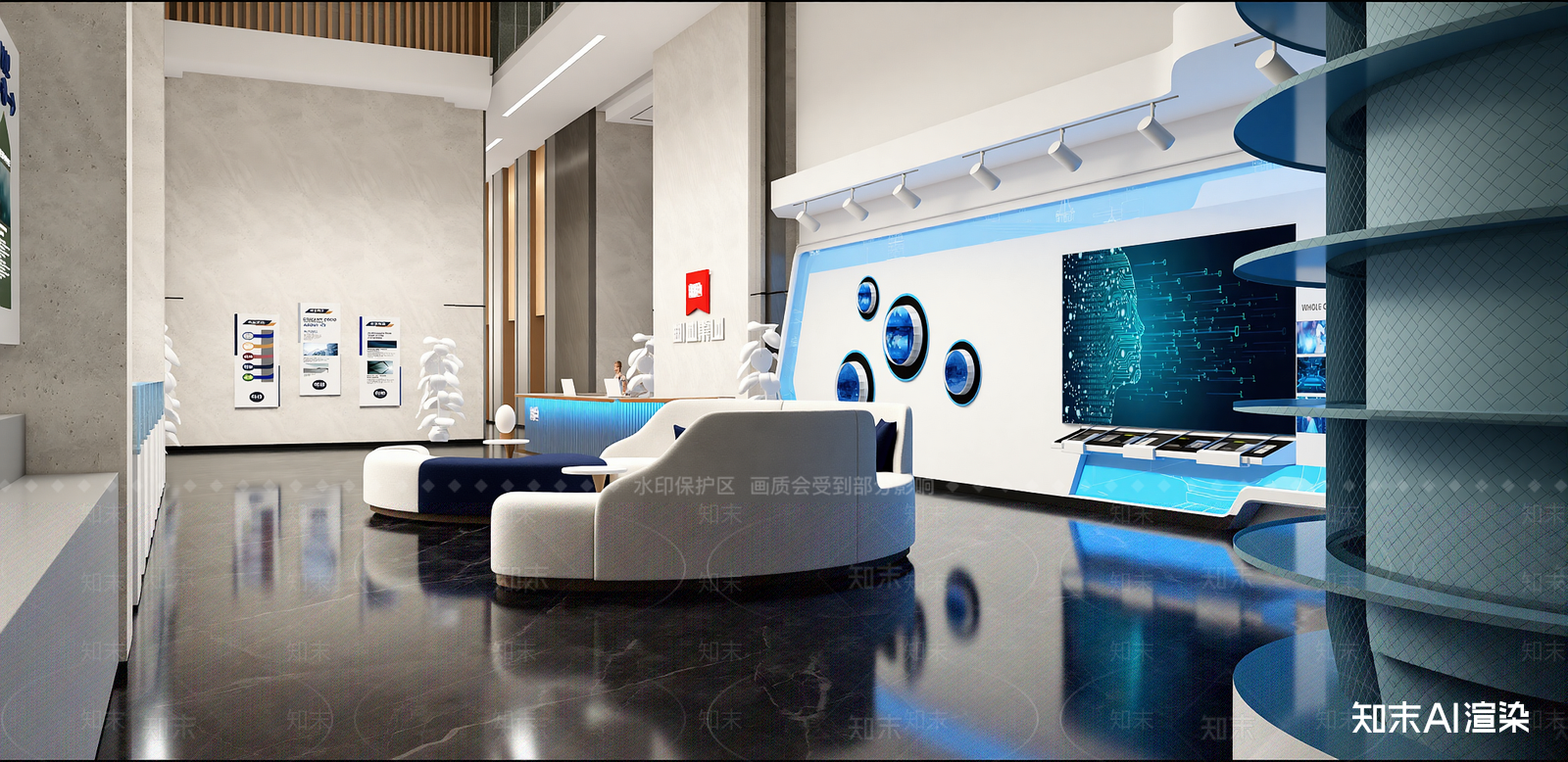 现代其他公共空间SU模型下载【ID:1215970084】