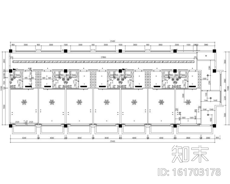 [江苏]养老项目-三湾村上海人家酒店养老公寓内装施工...cad施工图下载【ID:161703178】