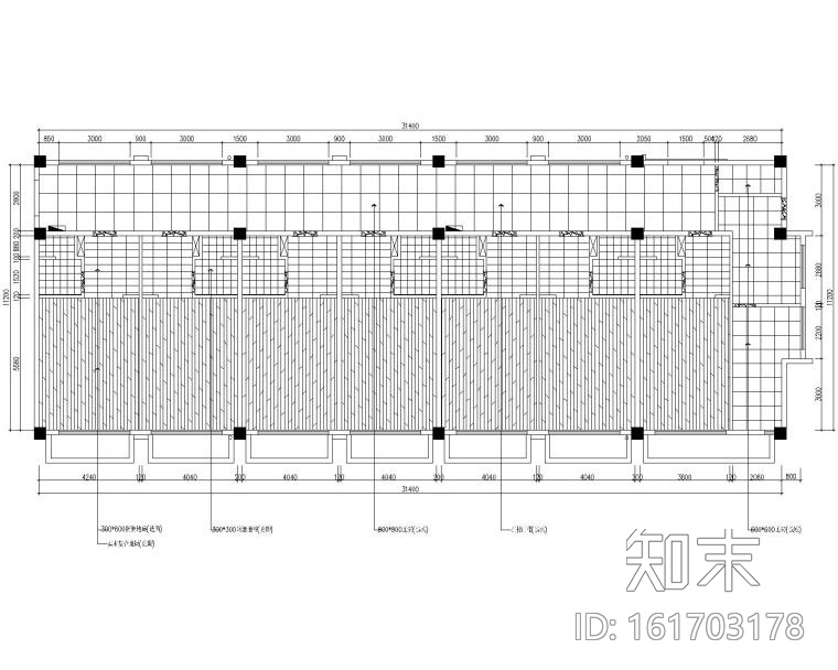 [江苏]养老项目-三湾村上海人家酒店养老公寓内装施工...cad施工图下载【ID:161703178】