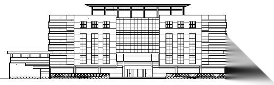 综合办公楼建筑施工图cad施工图下载【ID:151398172】