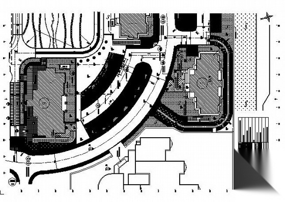 烟台小区景观施工图施工图下载【ID:161100152】