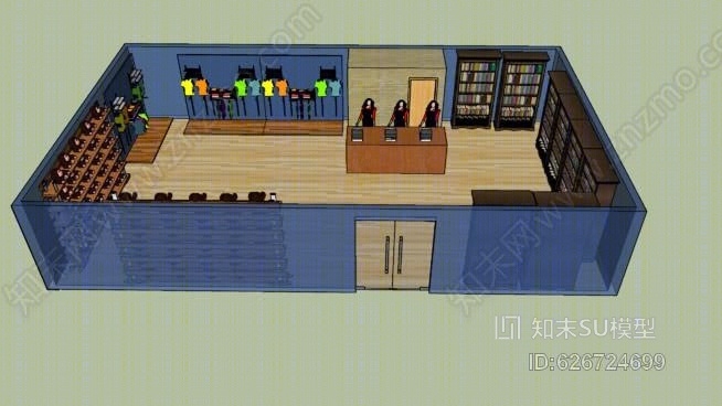 纪念品商店SU模型下载【ID:626724699】