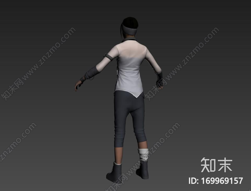 次世代休闲女孩CG模型下载【ID:169969157】
