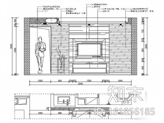 [宁波]高端法式社区现代三居室装修施工图cad施工图下载【ID:161856185】