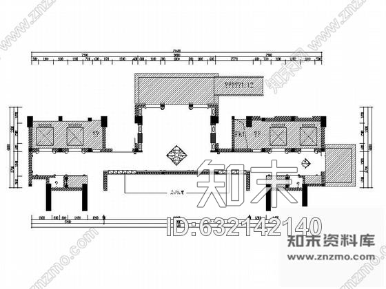 施工图晋江某大型商场电梯间设计4套CAD施工图施工图下载【ID:632142140】