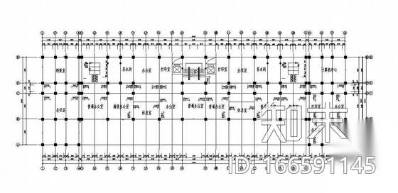 [洛阳]某六层框架结构办公楼建筑结构毕业设计(有计算书...cad施工图下载【ID:166591145】