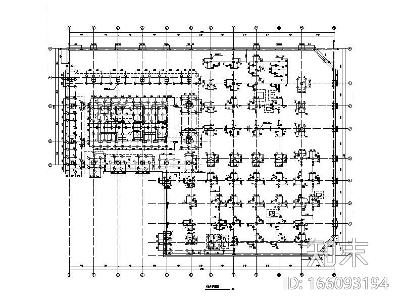 200m框筒结构cad施工图下载【ID:166093194】