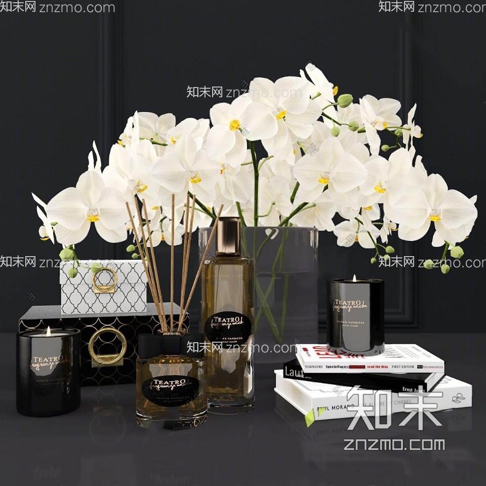 花艺摆件3D模型下载【ID:95779516】