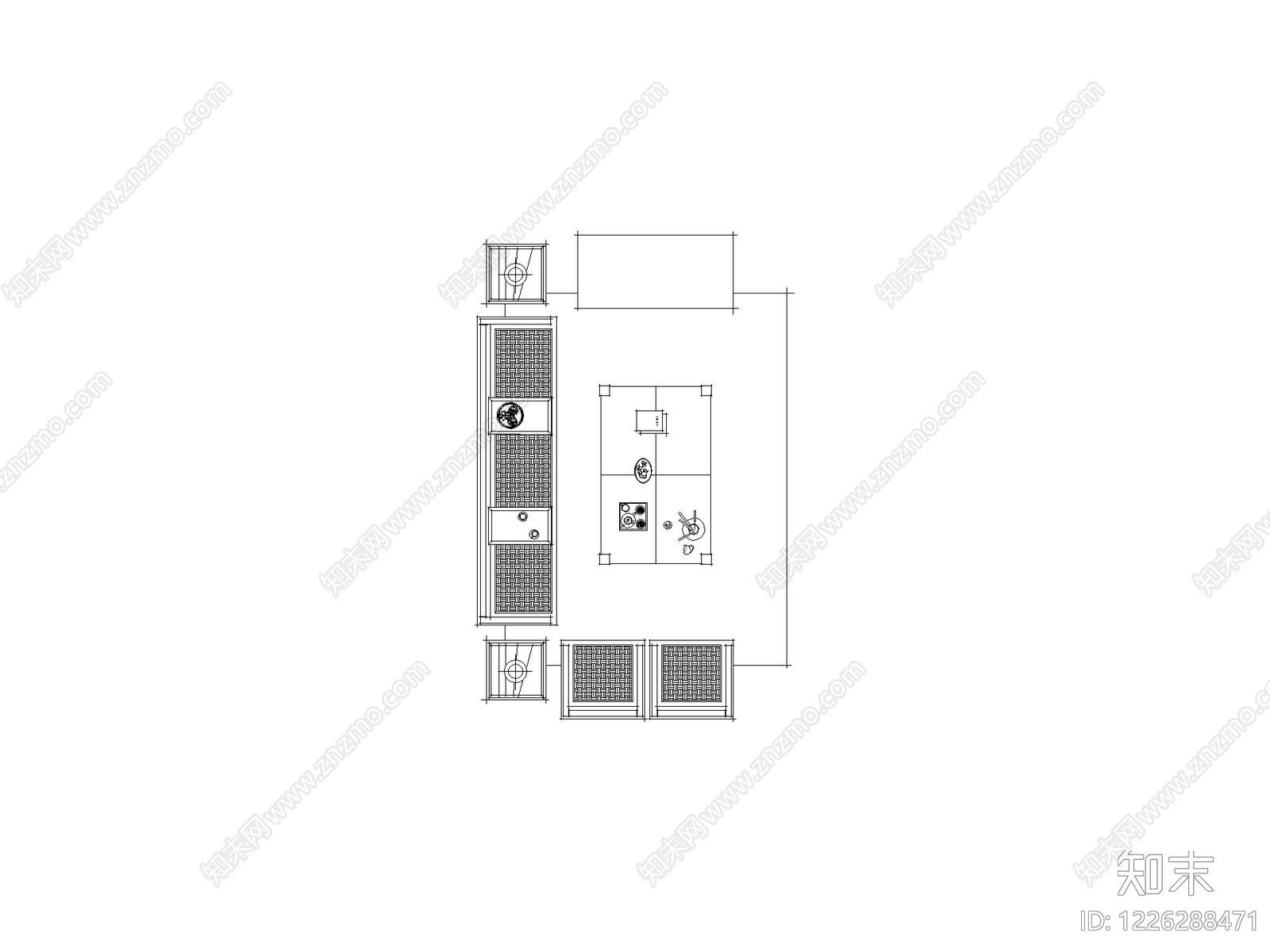 综合厨房卫浴设施CAD图纸