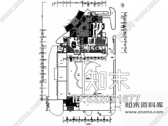 施工图浙江某大酒店局部室内装修图cad施工图下载【ID:532051677】