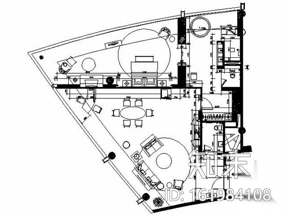 五星假日酒店豪华套房1施工图cad施工图下载【ID:161984108】