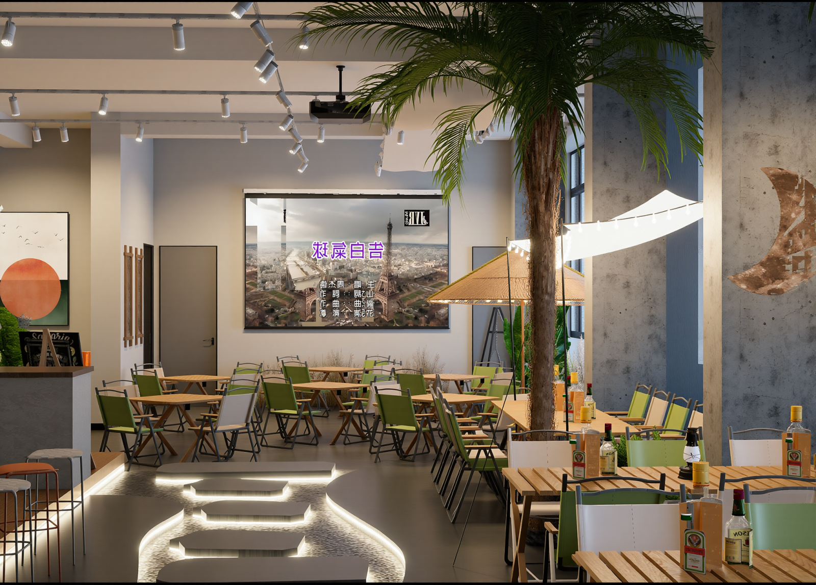 工业酒吧3D模型下载【ID:1214664344】