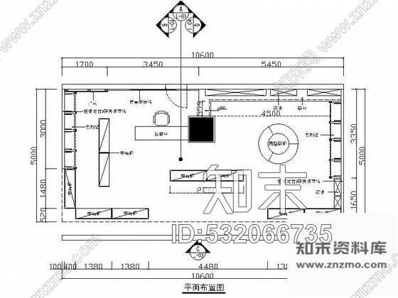 施工图南京简约现代收纳用品专卖店装修施工图含效果cad施工图下载【ID:532066735】