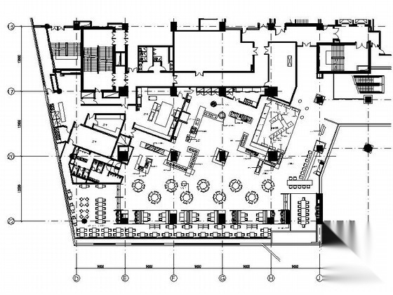 [北京]知名全球连锁酒店日式餐厅装修图施工图下载【ID:160711143】