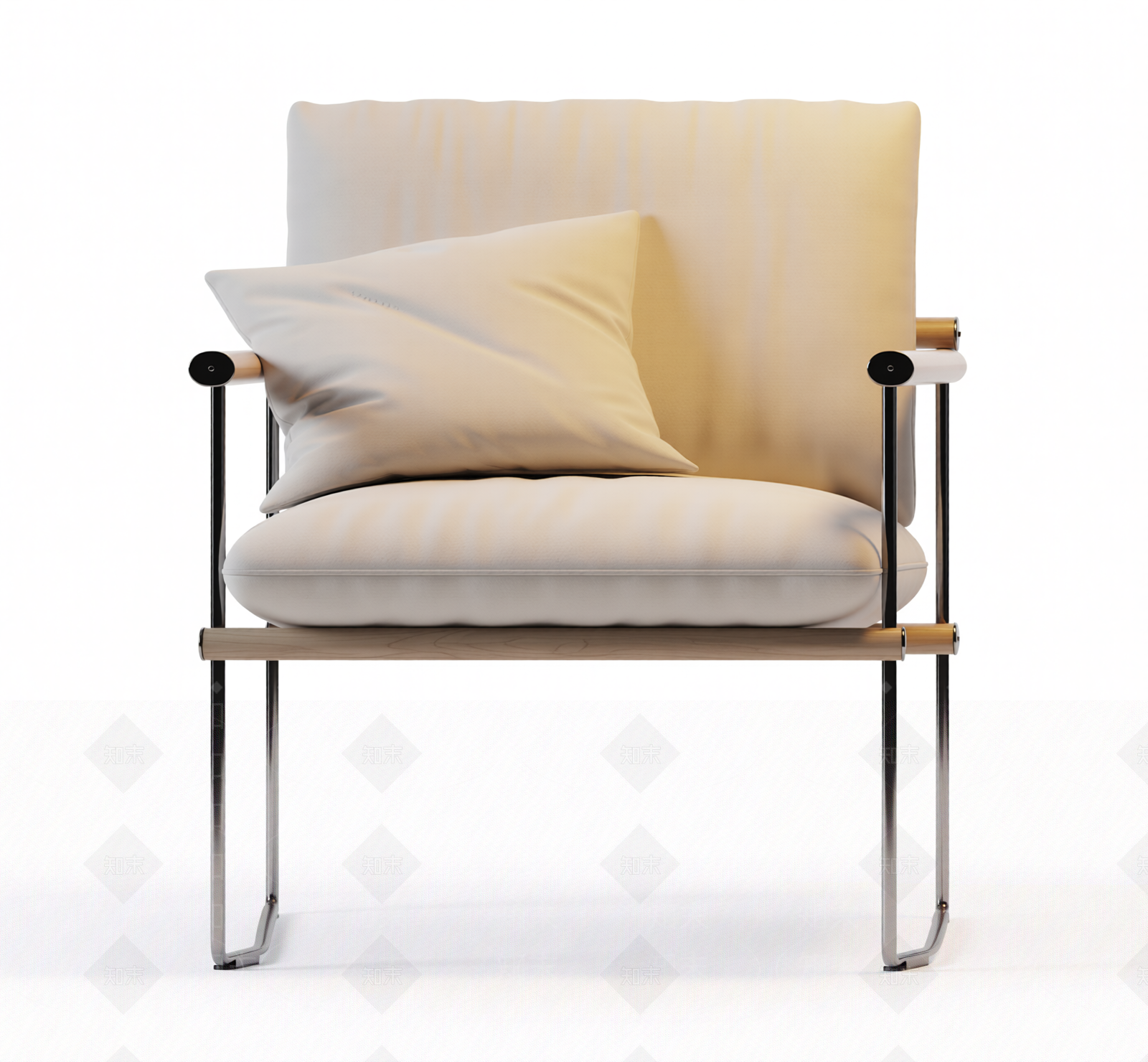 现代简约扶手椅3D模型下载【ID:1205546242】