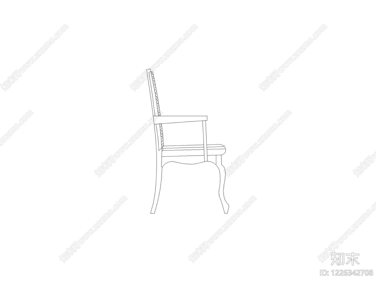 现代椅子CAD图纸