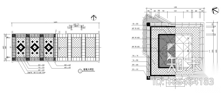 景观铺装|130套铺地CAD图案 71-130施工图下载【ID:165464183】