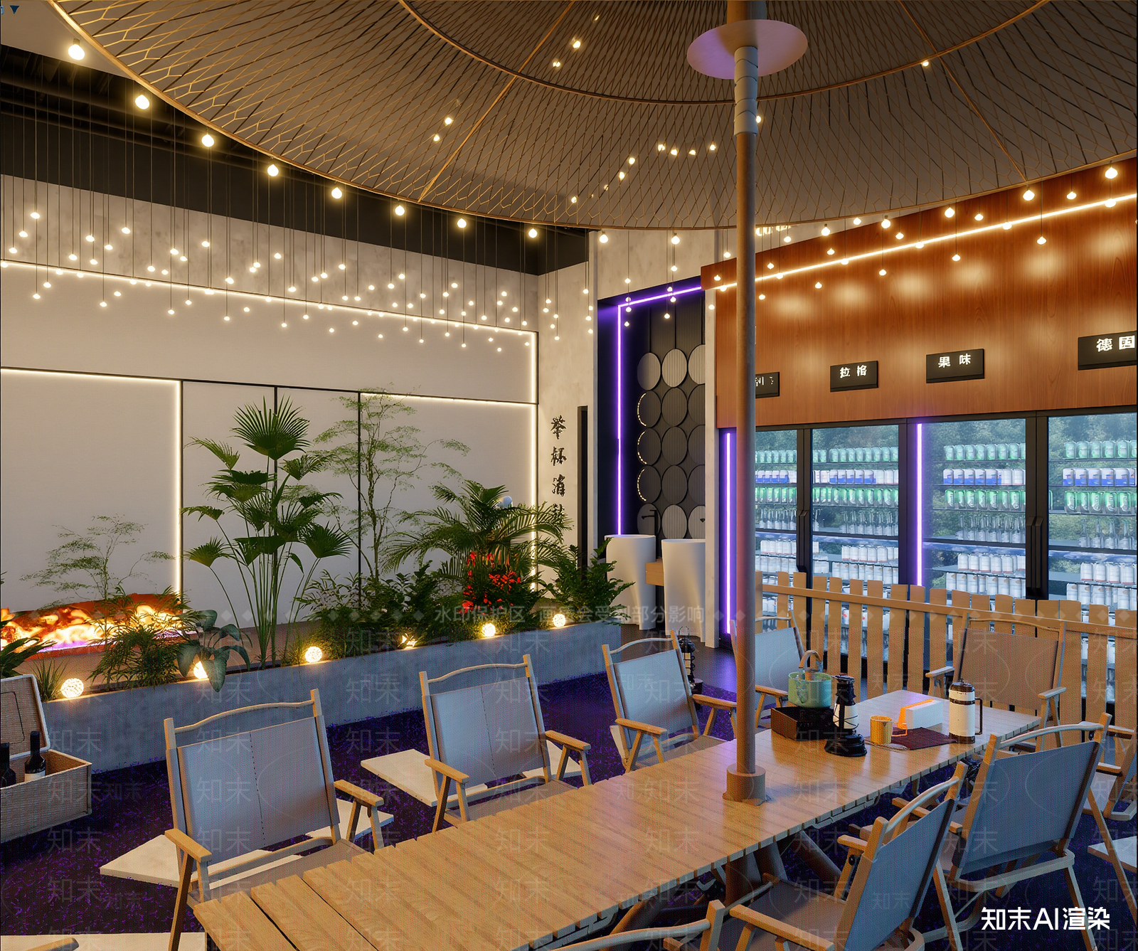 现代酒馆3D模型下载【ID:1213961775】