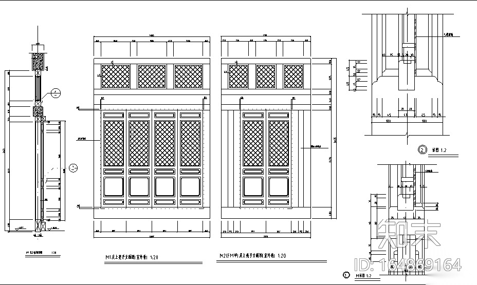 华藏寺大雄宝殿建筑施工图施工图下载【ID:164869164】
