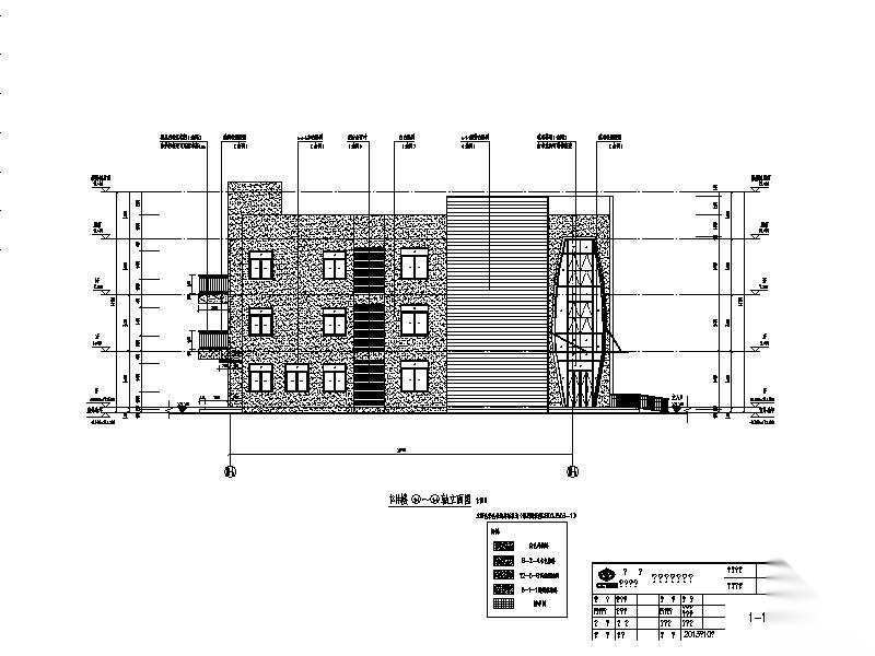 [重庆]现代风格社区幼儿园建筑施工图cad施工图下载【ID:165739190】