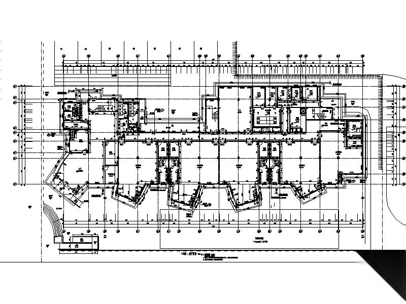 [重庆]现代风格社区幼儿园建筑施工图cad施工图下载【ID:165739190】