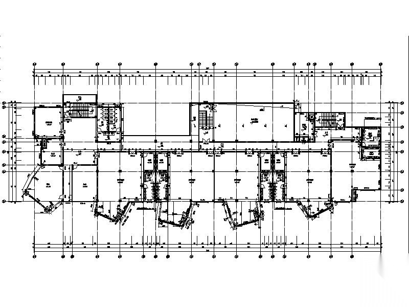 [重庆]现代风格社区幼儿园建筑施工图cad施工图下载【ID:165739190】