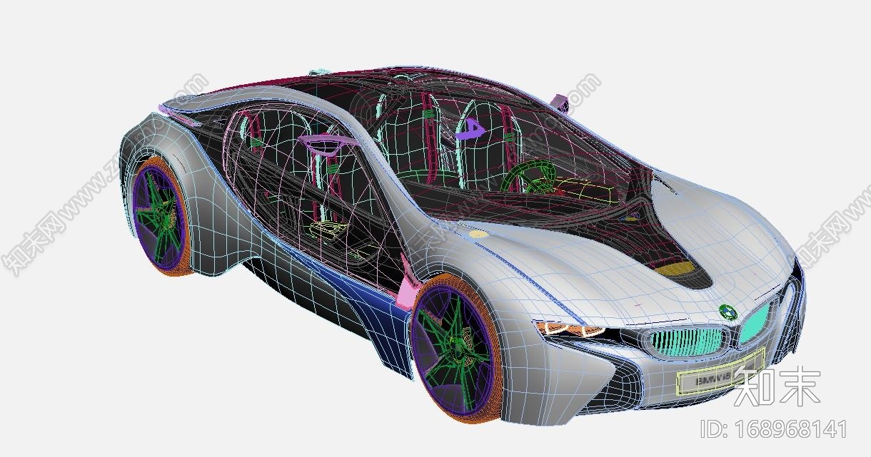 科技感宝马汽车CG模型下载【ID:168968141】