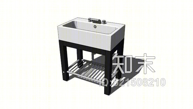现代浴室厕所SU模型下载【ID:521508210】