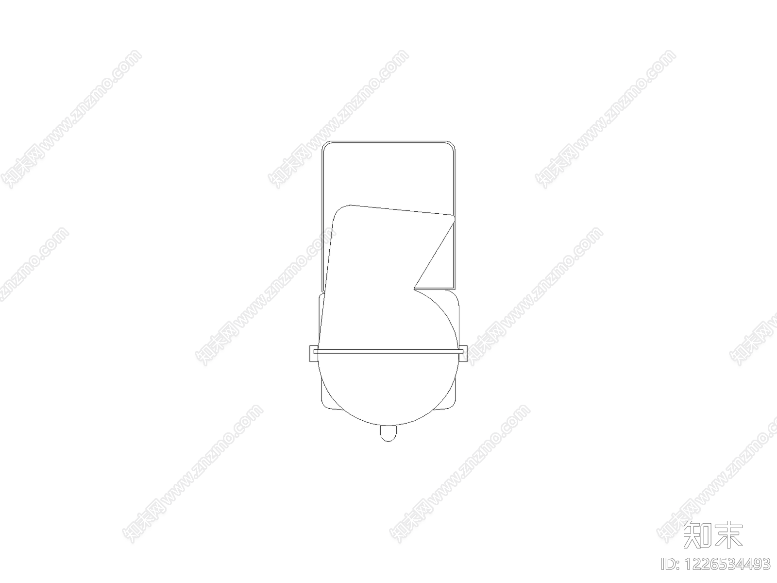 现代床CAD图纸
