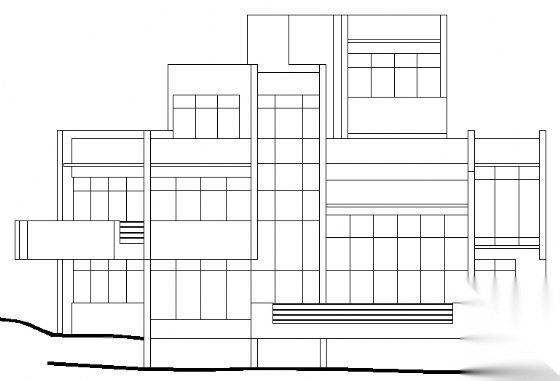 别墅园5种户型别墅建施图cad施工图下载【ID:149895192】