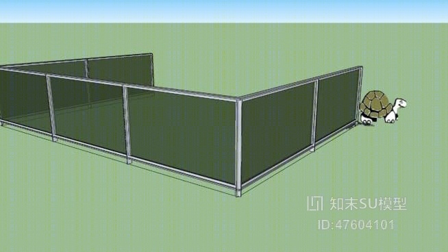 栏杆SU模型下载【ID:319312779】